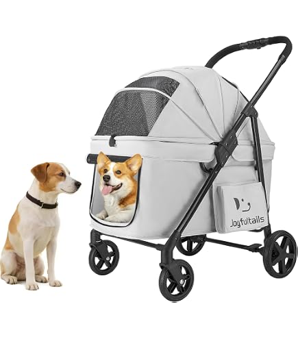 Amazon.co.jp: JoPet ペットカート 中型犬用 低床キャビン 折りたたみ